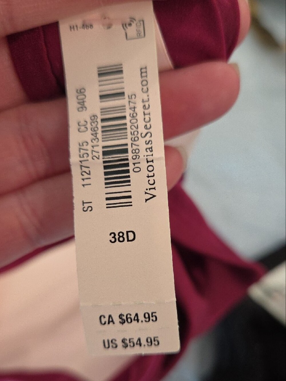Victoria's Secret Smooth Molded Bra in Deep Berry - Picture 4 of 4